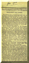 Newspaper Article January 1924